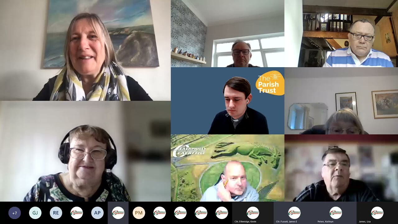 Parish Trust presentas at CCBC Voluntary Sector Liaison Committee highlighting poverty and debt in the borough